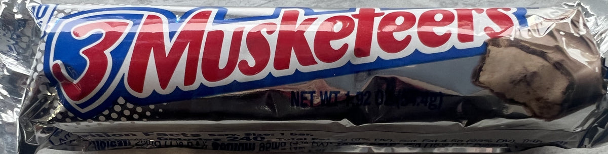 Three Musketeers Standard Size Bar