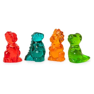 Clever 3D Gummy Dinosaurs