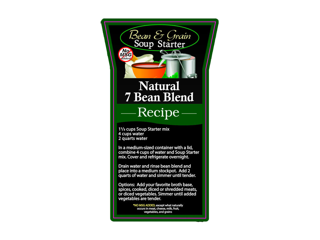 Natural Seven Bean Soup Starter Blend – No MSG Added