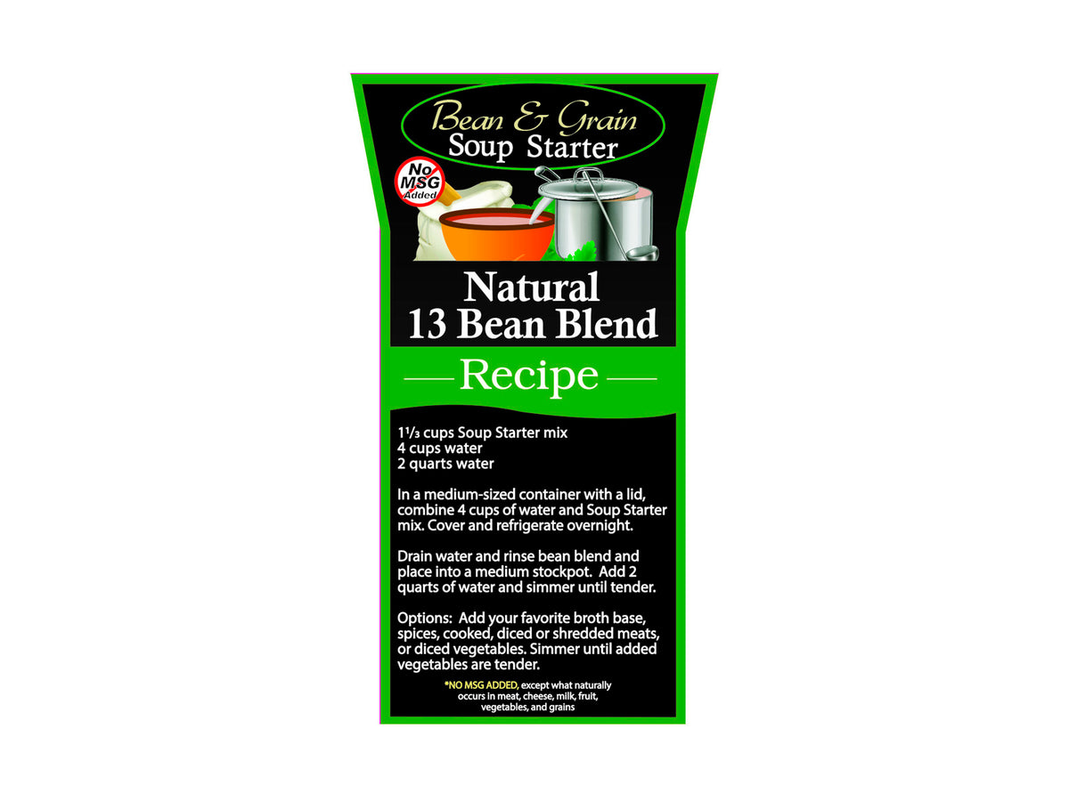 Natural 13 Bean Soup Starter Blend