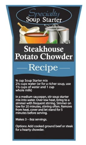 Steakhouse Potato Chowder Soup Starter
