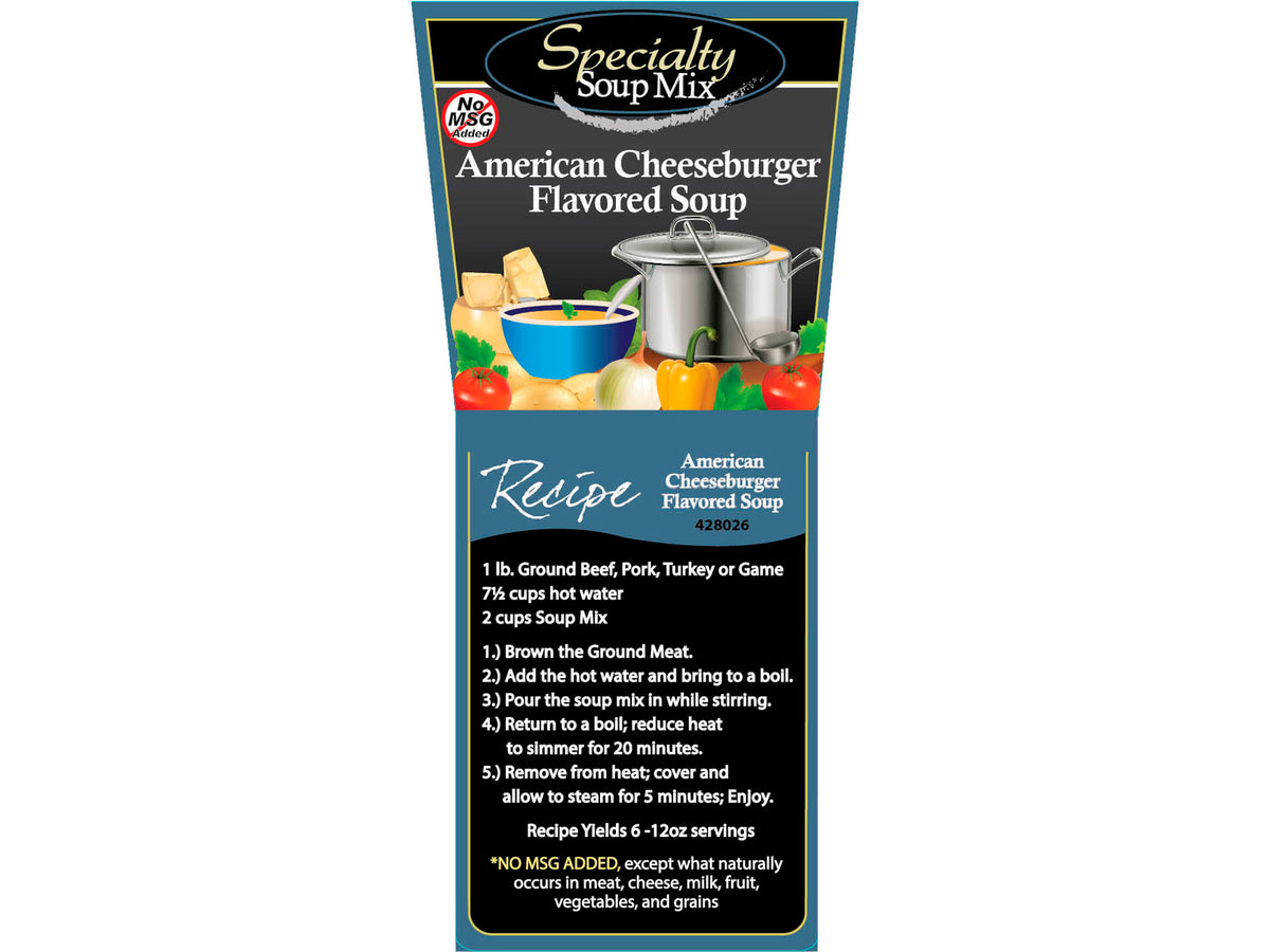 American Cheeseburger Soup Starter – No MSG Added