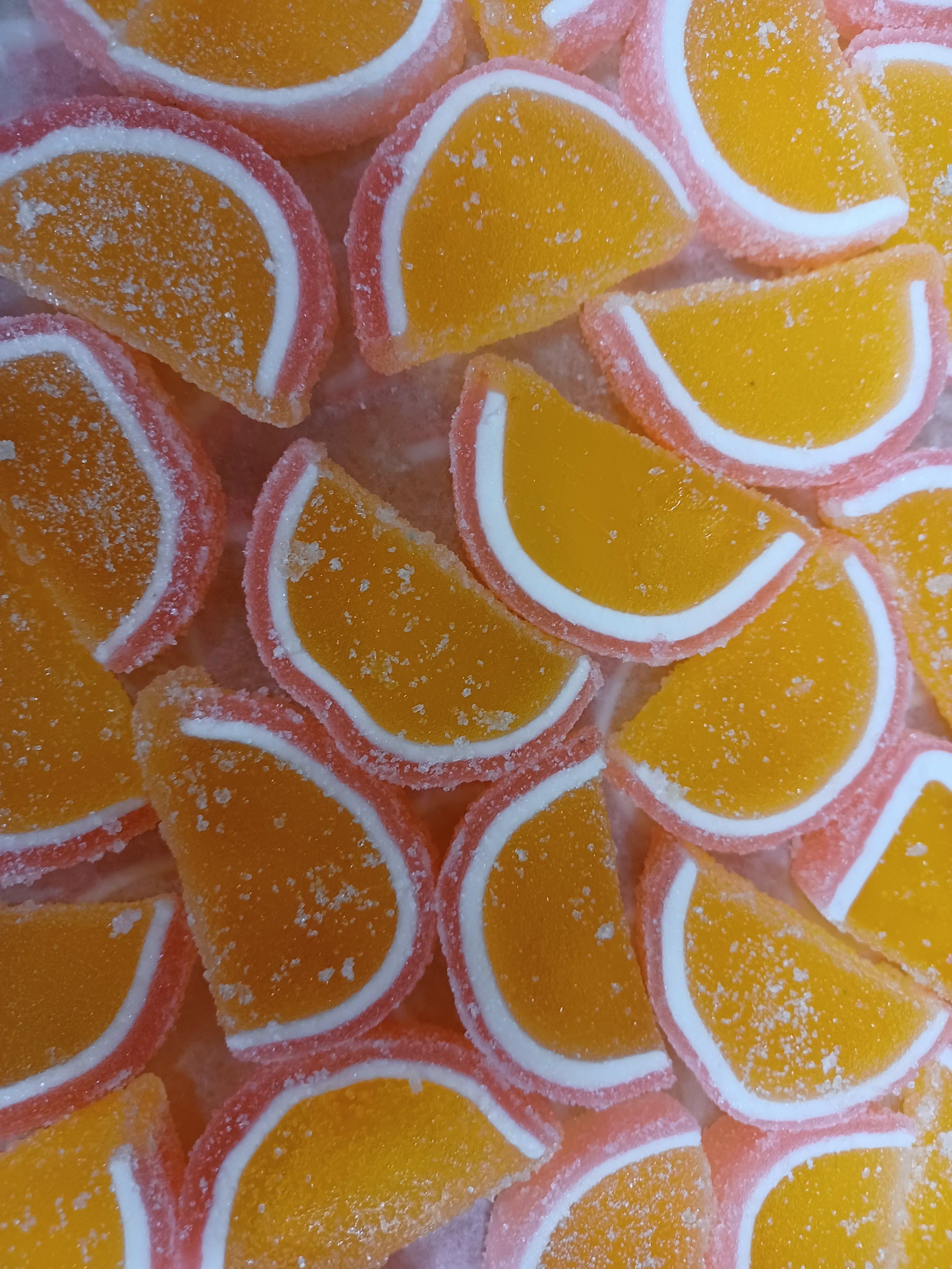 Peach Fruit Jelly Slices 10 oz Bag
