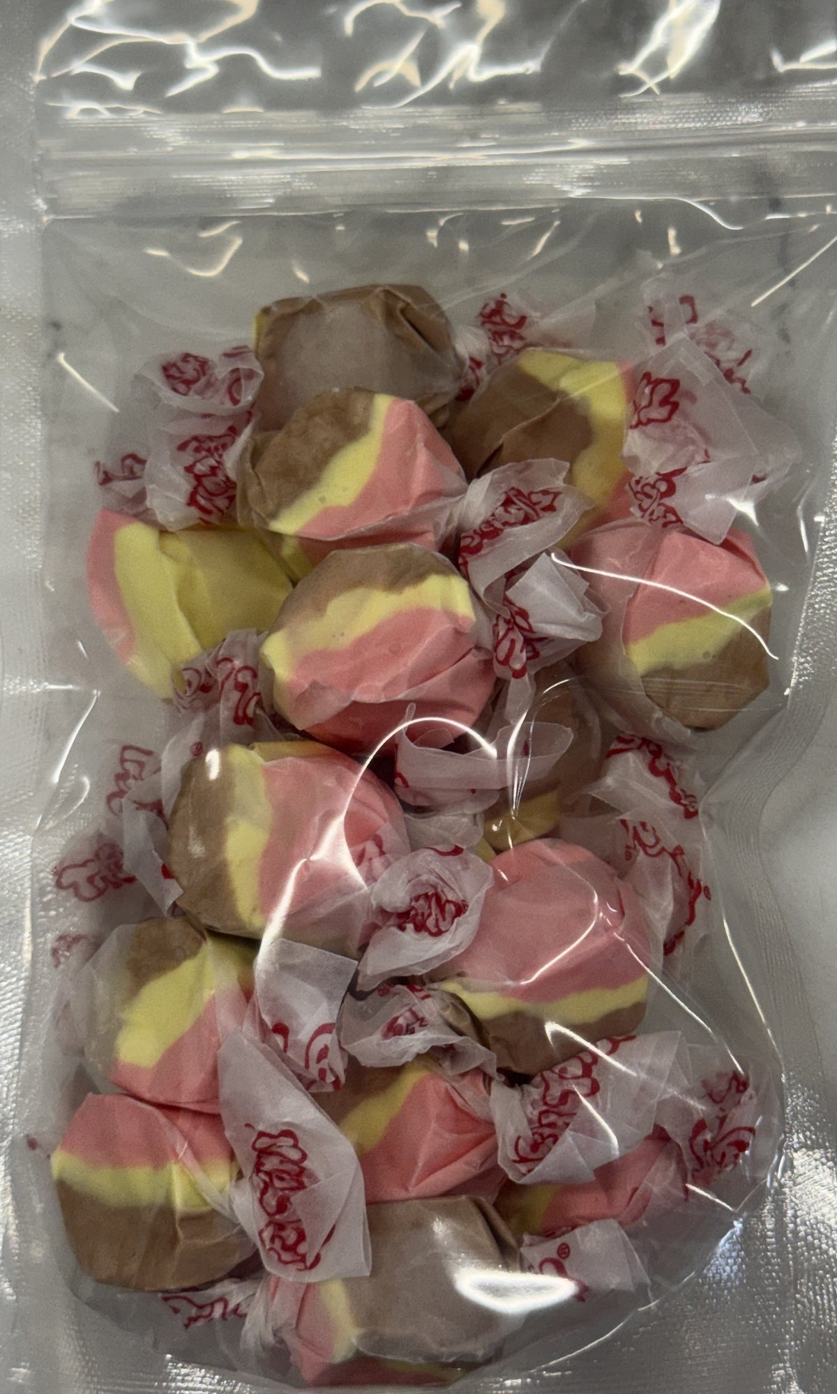 Banana Split Salt Water Taffy 5 oz Bag