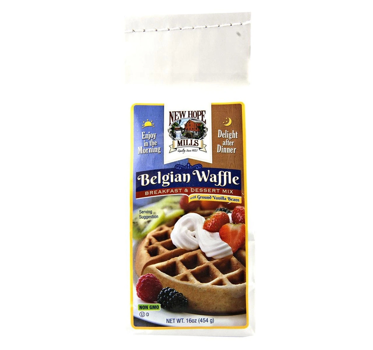 New Hope Mills Belgian Waffle Mix – 16 oz Bag