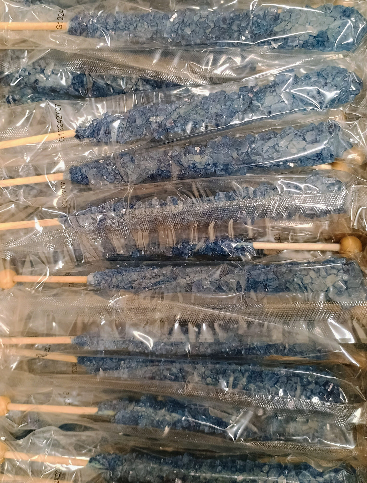 Blue Raspberry Rock Candy Stick - 0.6 oz