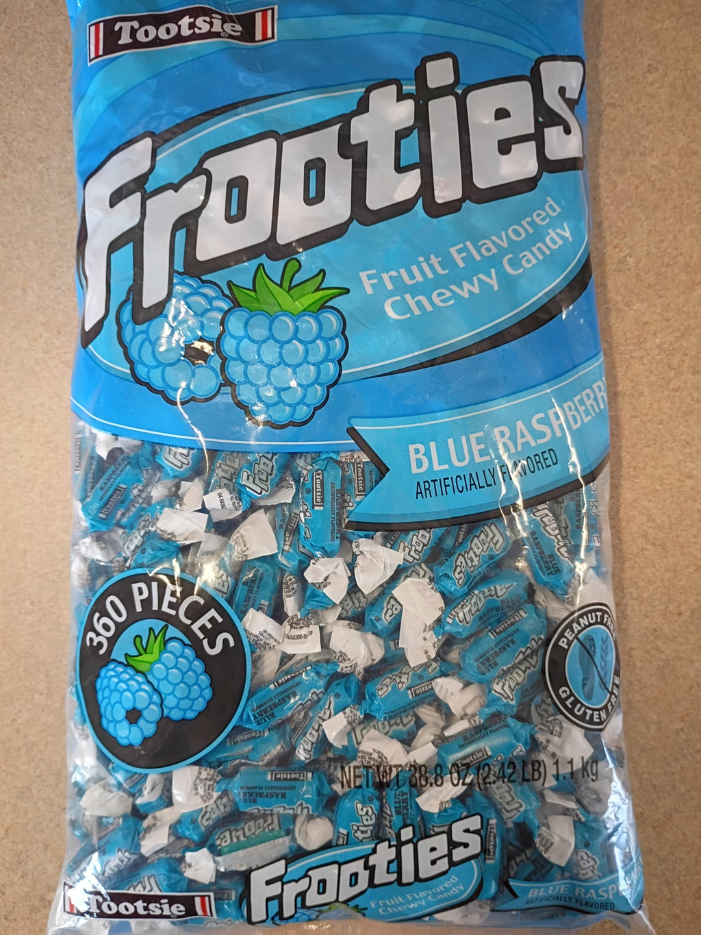 Tootsie Roll Frooties Blue Raspberry - 38.8 oz Bag