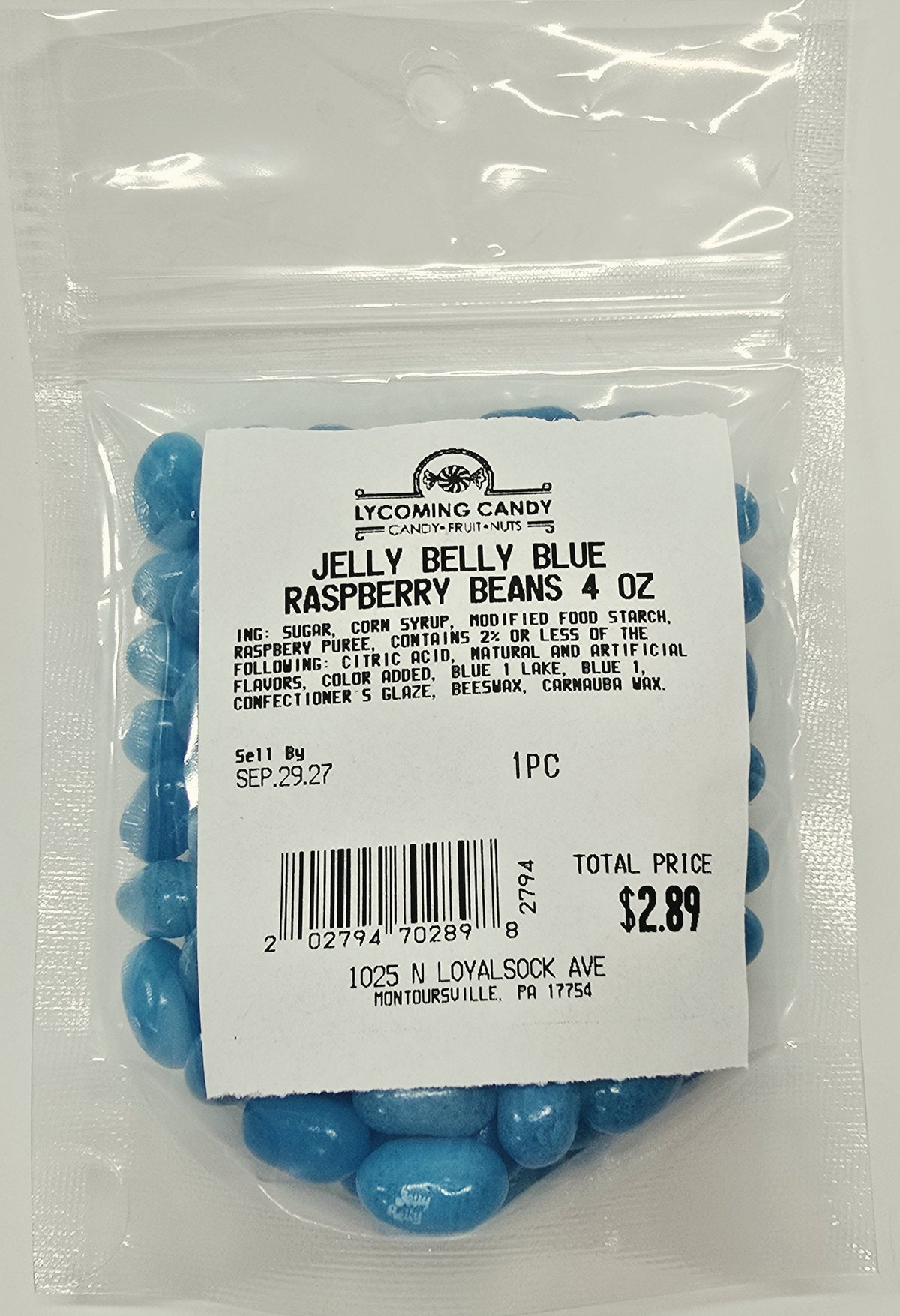 Jelly Belly Blue Raspberry Jelly Beans