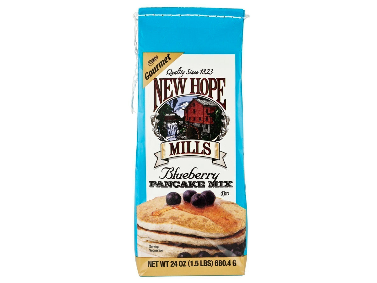 New Hope Mills Blueberry Pancake Mix – 24 oz Bag