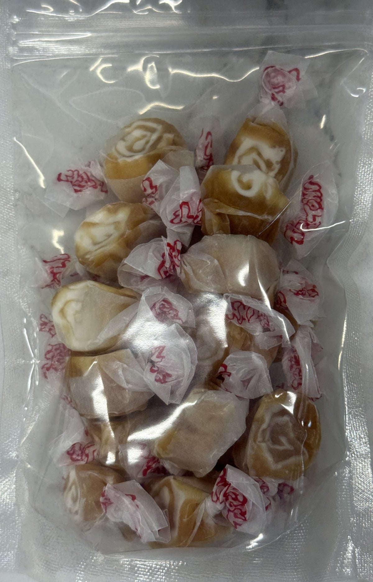Caramel Swirls Salt Water Taffy 5 oz Bag