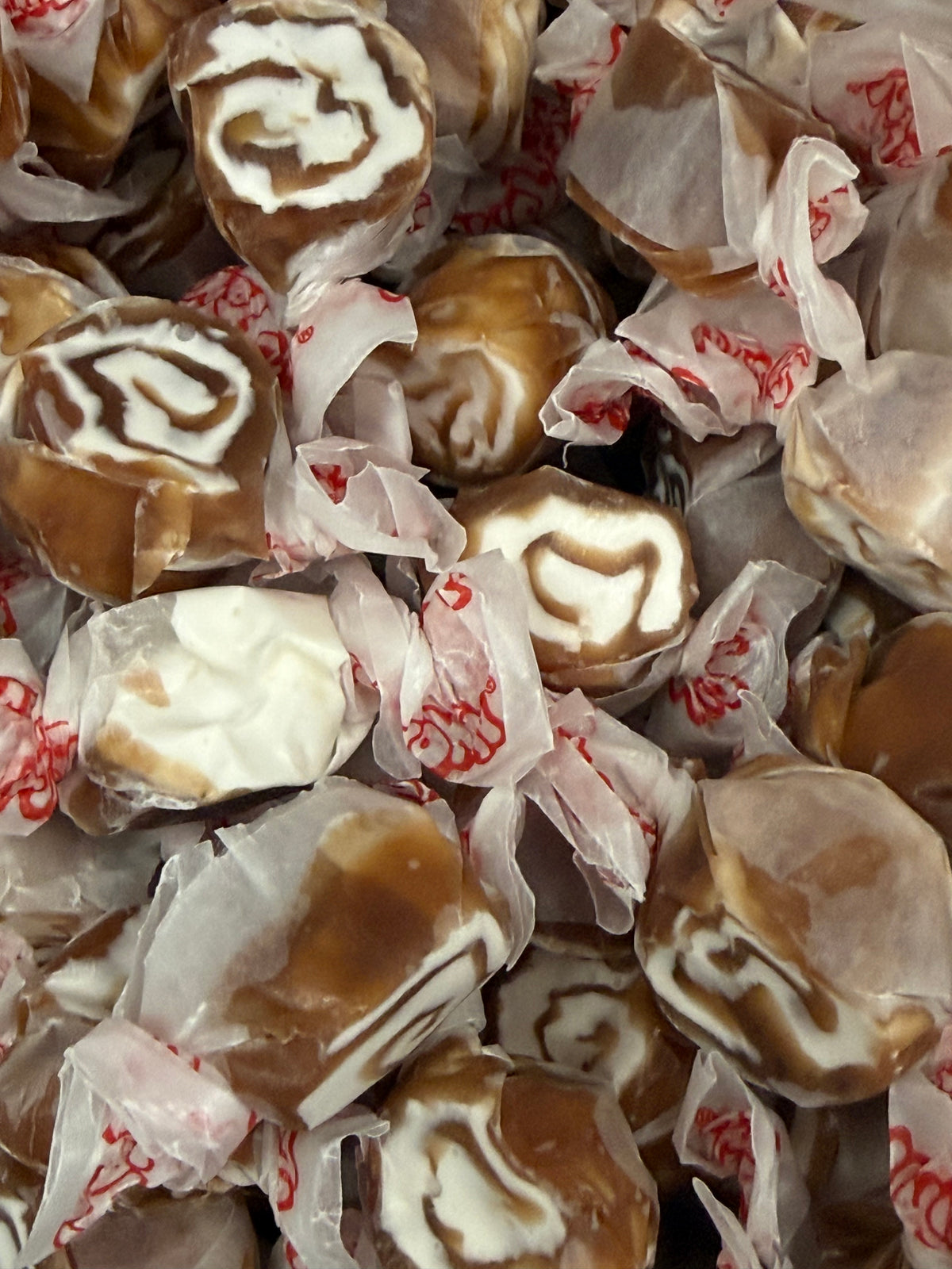 Chocolate Sea Salt Caramel Swirl Salt Water Taffy 5 oz Bag