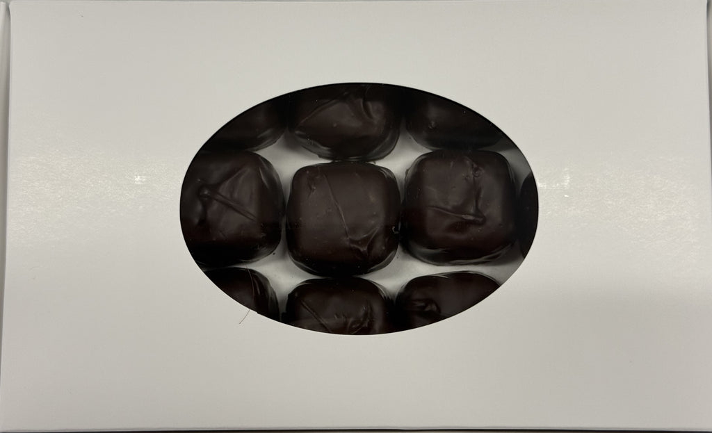 Asher Dark Chocolate Bourbon Flavored Caramels 10.6 oz Gift Box