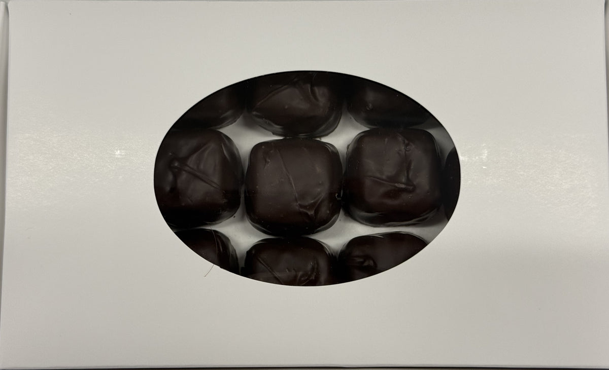 Asher Dark Chocolate Bourbon Flavored Caramels 10.6 oz Gift Box