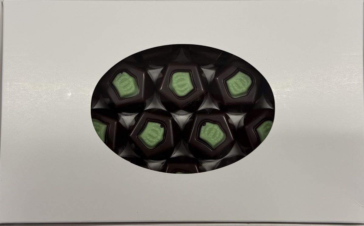 Asher Dark Chocolate French Mint Truffles 11.4 oz Gift Box