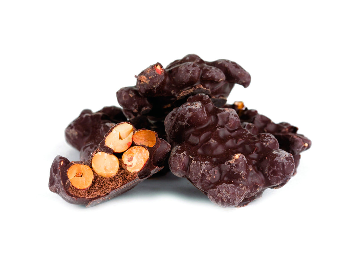 Dark Chocolate Peanut Clusters