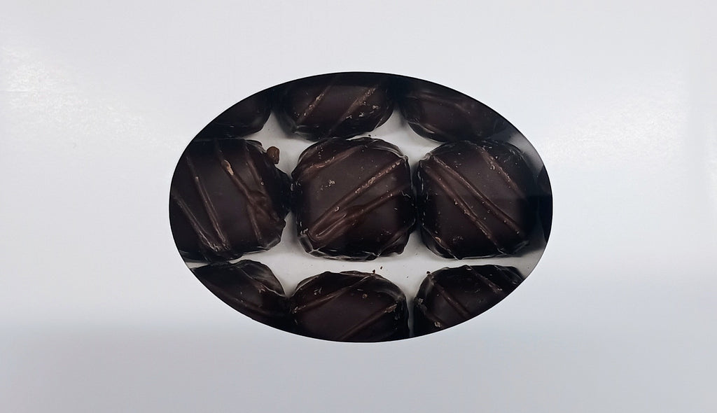 Asher Dark Chocolate Vanilla Caramels 9.8 oz Gift Box