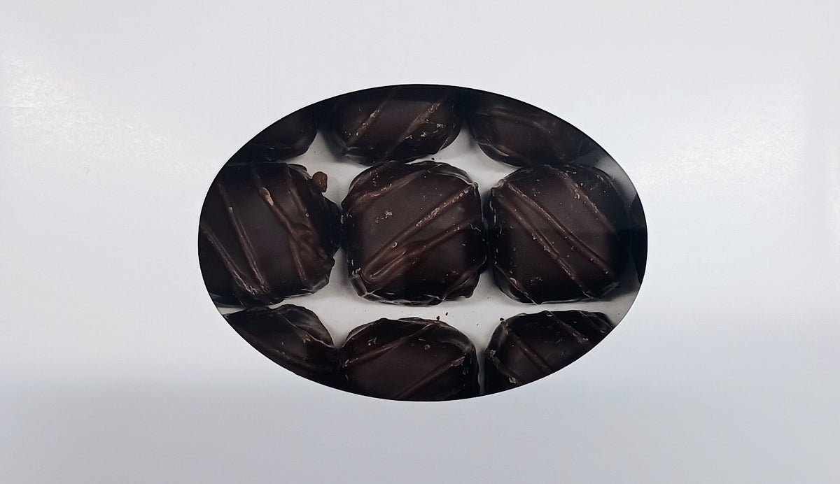 Asher Dark Chocolate Vanilla Caramels 9.8 oz Gift Box