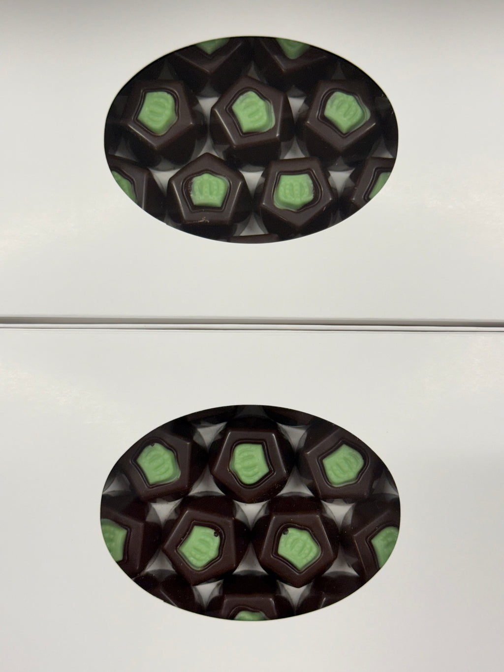 Asher Dark Chocolate French Mint Truffles 11.4 oz Gift Box