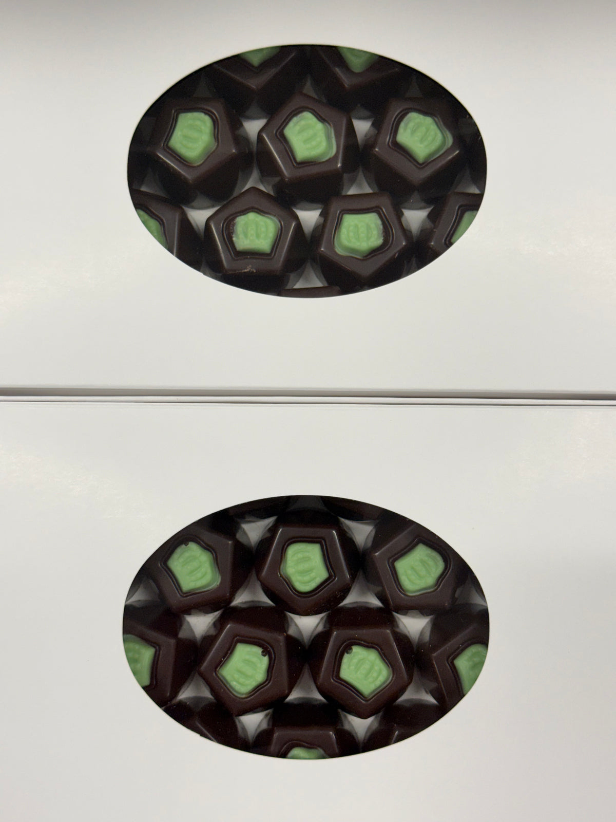 Asher Dark Chocolate French Mint Truffles 11.4 oz Gift Box