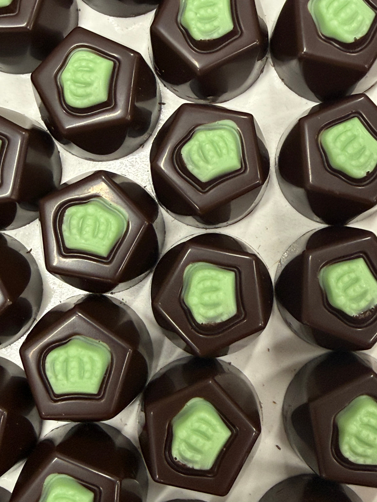 Asher Dark Chocolate French Mint Truffles 11.4 oz Gift Box