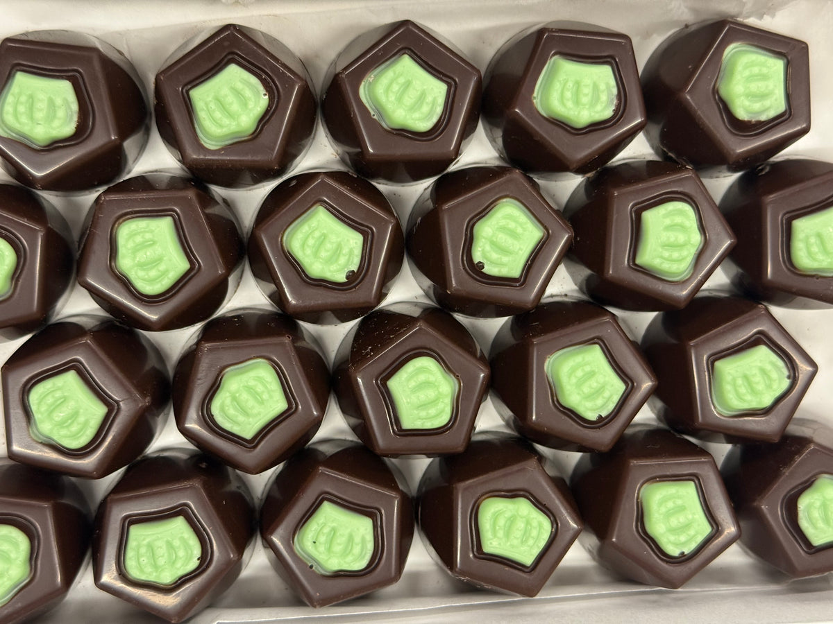 Asher Dark Chocolate French Mint Truffles 11.4 oz Gift Box