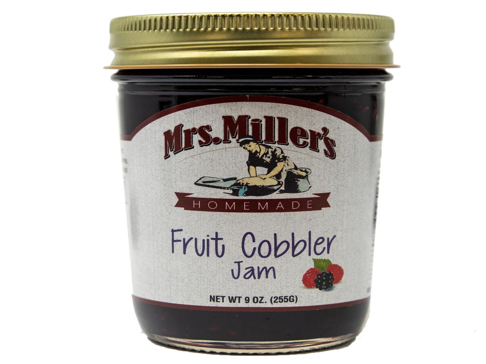 Mrs. Miller's Fruit Cobbler Jam 9 oz Jar