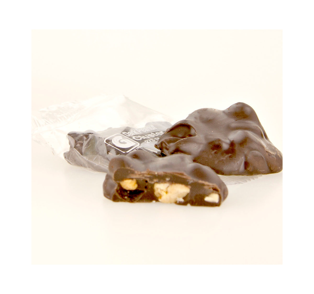 Giannio's Wrapped Dark Chocolate Peanut Clusters