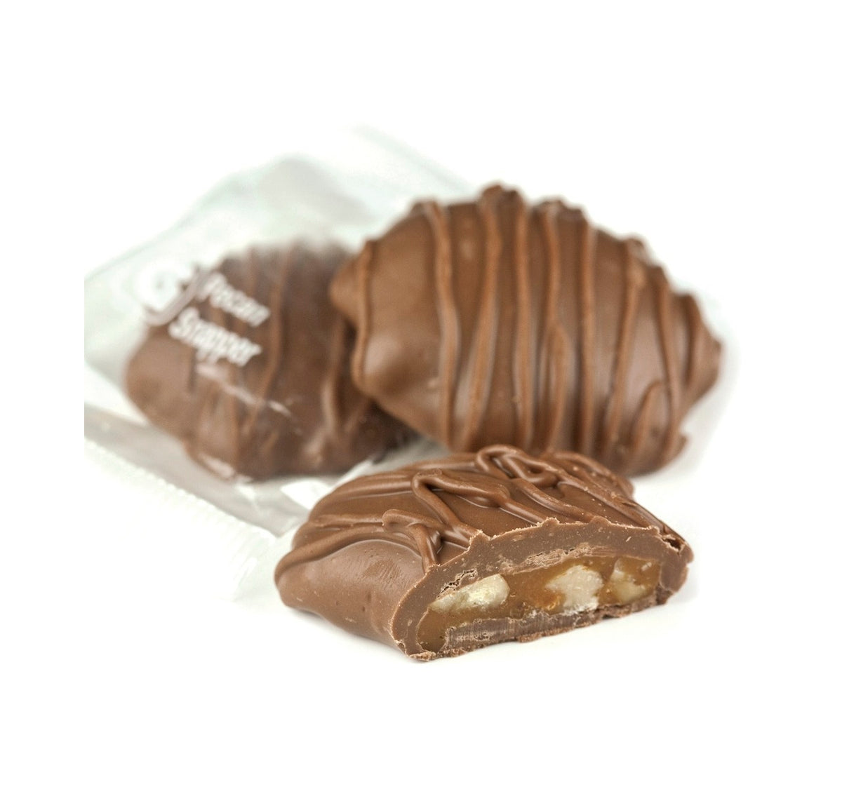 Giannio's Wrapped Milk Chocolate Pecan Snappers