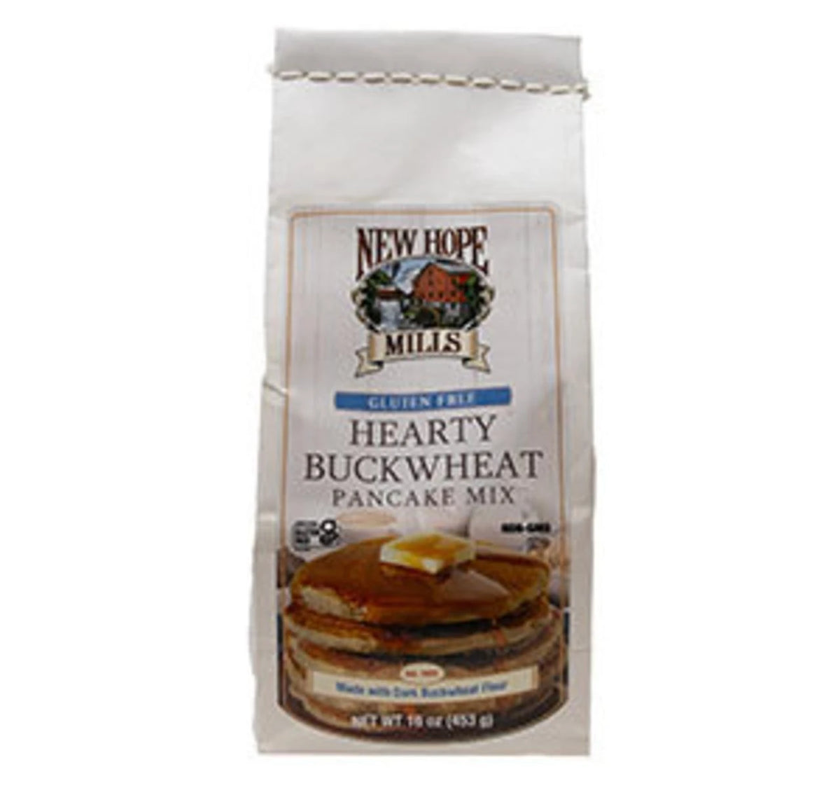 New Hope Mills Gluten Free Hearty Buckwheat Pancake Mix – 16 oz Bag