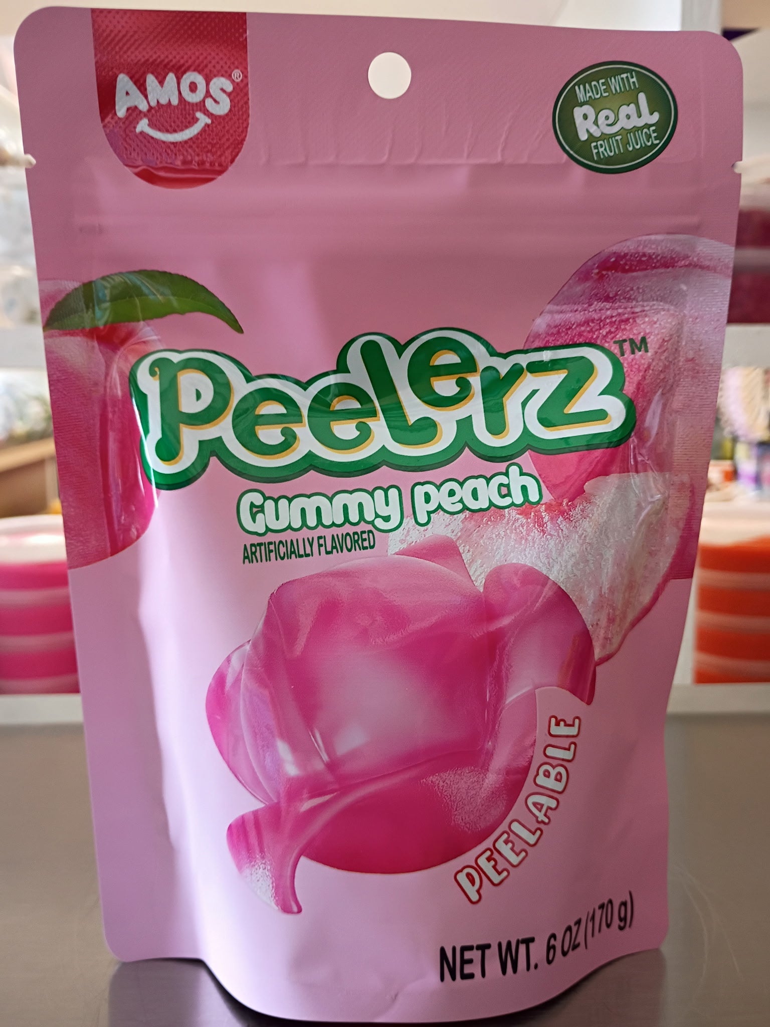 Amos Peelerz Gummy Peach