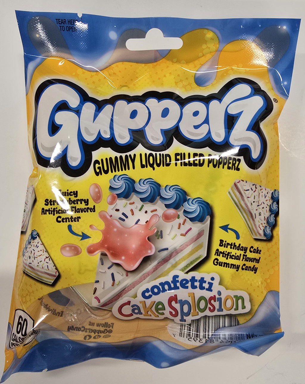 Gupperz Confetti Cake Splosion 2.54 oz Peg Bag