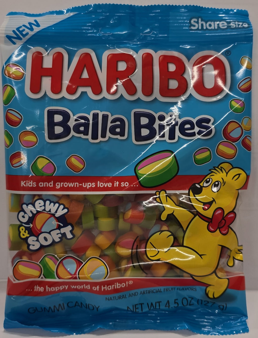 Haribo Balla Bites 4.5 oz Peg Bag