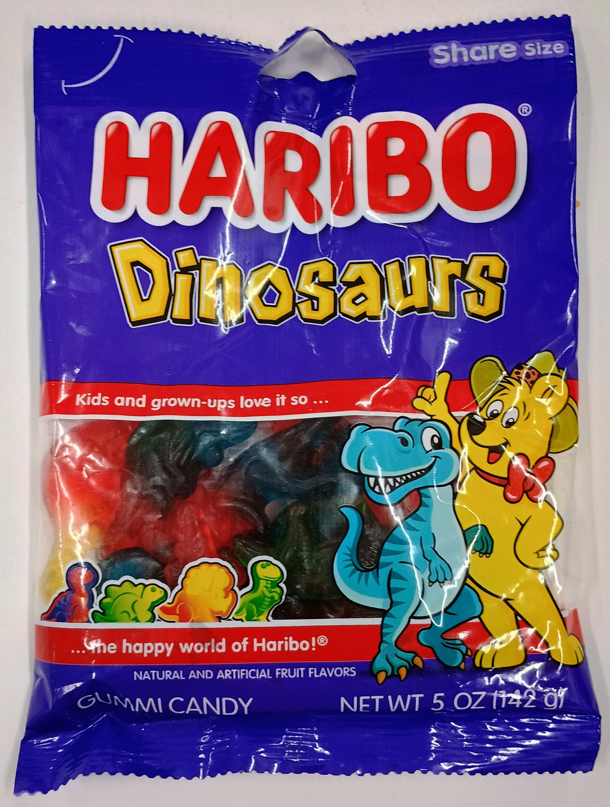 Haribo Dinosaurs 5 oz Peg Bag