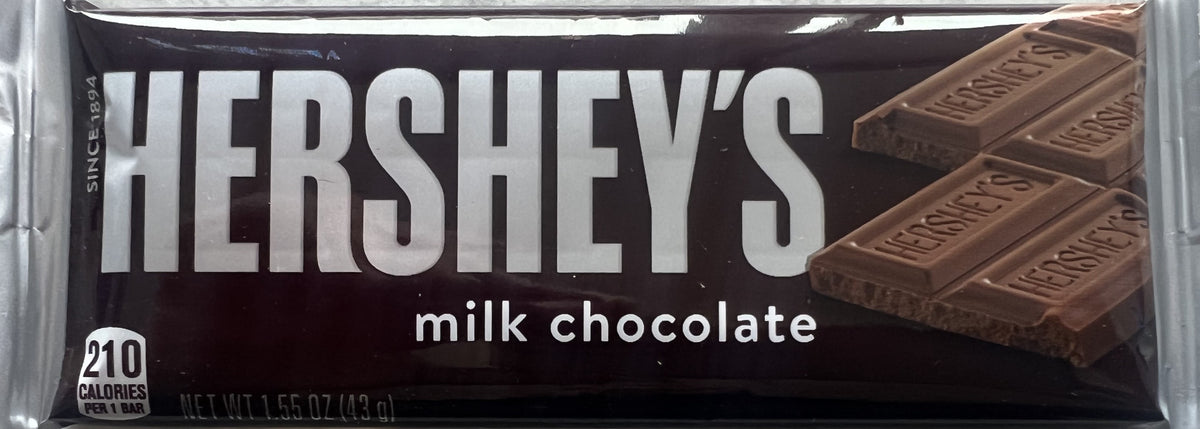 Hershey's Milk Chocolate Standard Size Bar