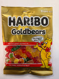 Haribo Gummy Gold Bears 5 oz Peg Bag Gummi Candy