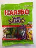 Haribo Gummy Twin Snakes 5 oz Peg Bag Gummi Candy