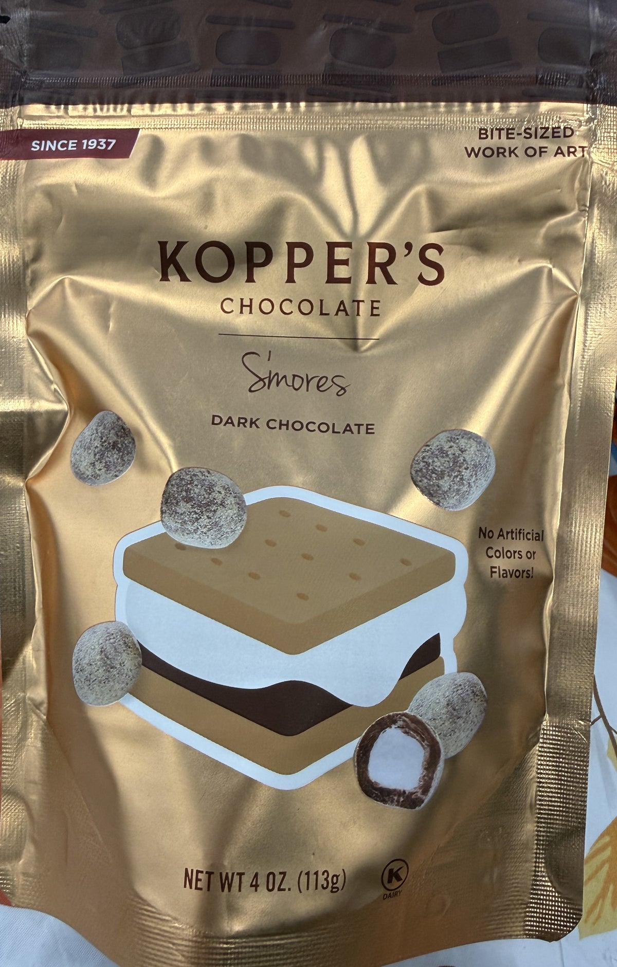 Kopper's Chocolate S'mores 4 oz Pouch