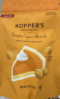 Kopper's Chocolate Pumpkin Spice Almonds 4 oz Pouch