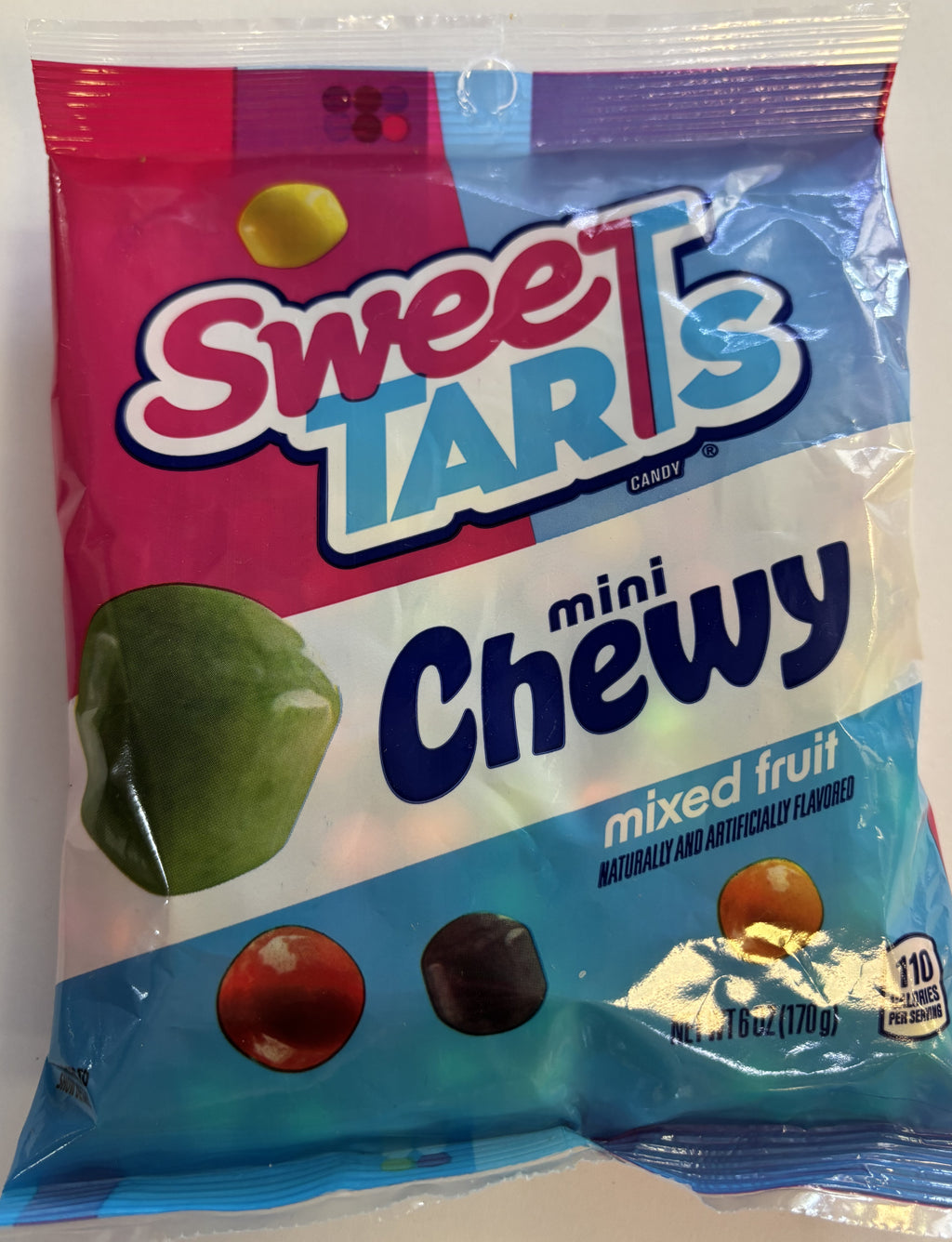 Sweetarts Mini Chewy Candy 6 oz Peg Bag