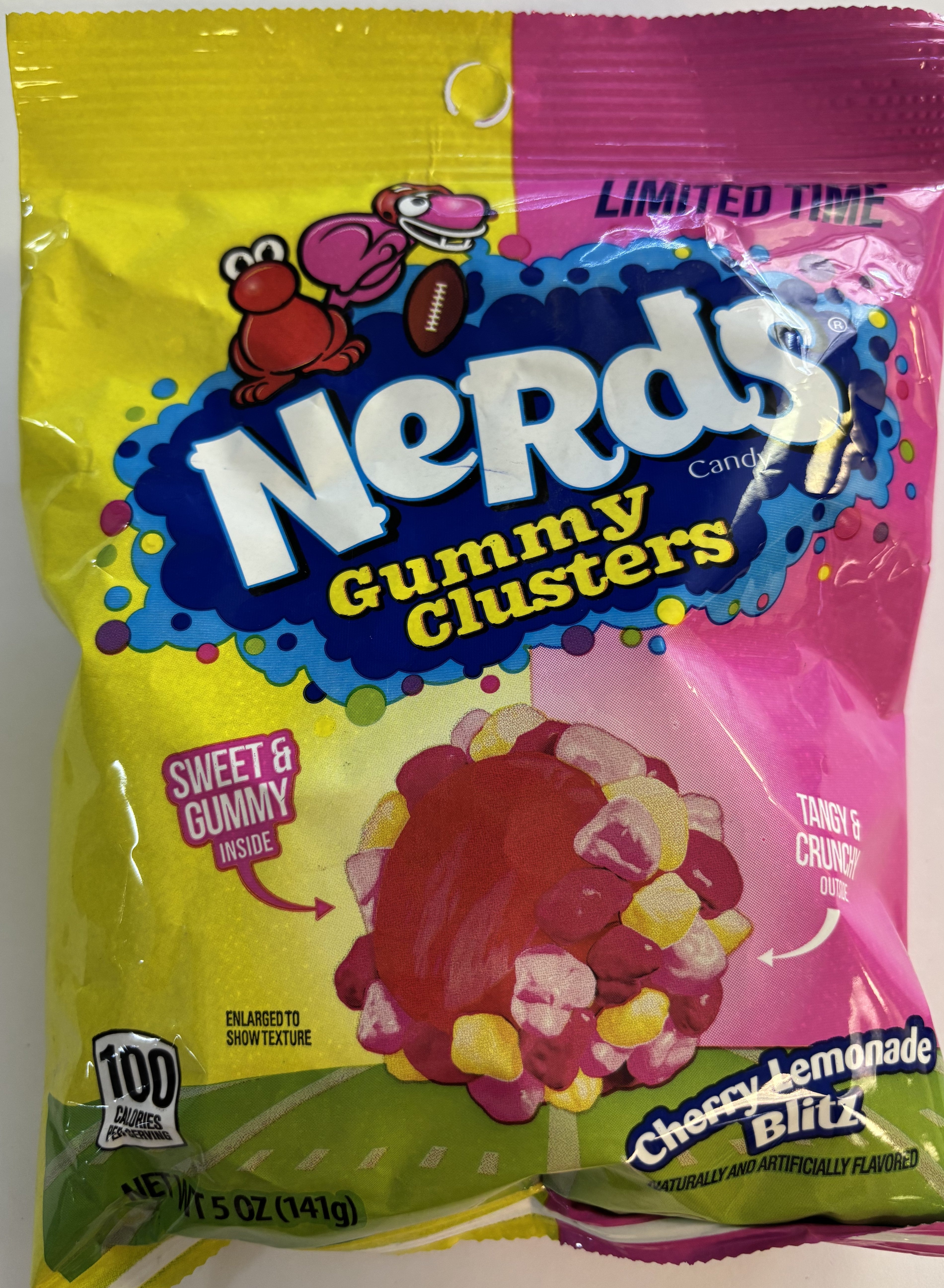 Nerds Cluster Cherry Lemonade 5 oz Peg Bag
