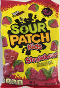Jaret Sour Patch Sour Strawberry Kids 8 oz Peg Bag Chewy Candy