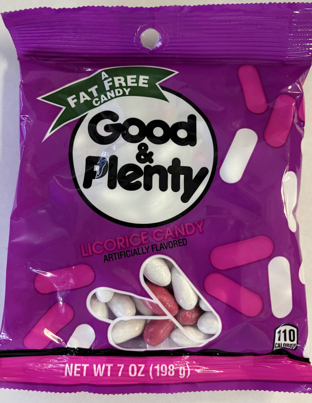 Good & Plenty 7 oz Peg Bag Licorice Candy