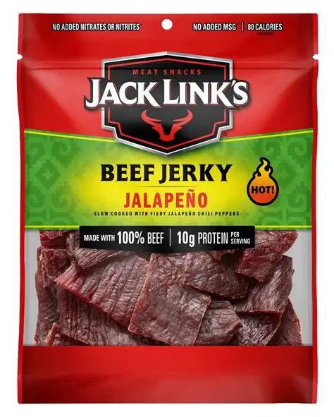 Jack Link's Jalapeño Beef Jerky 3.25oz Bag