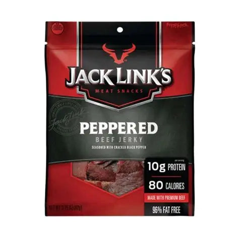 Jack Link's Peppered Beef Jerky 3.25oz Bag