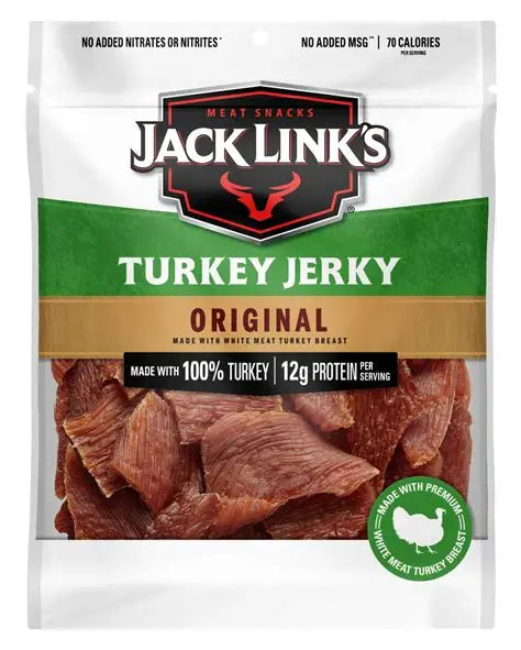 Jack Link's Turkey Jerky 3.25oz Bag