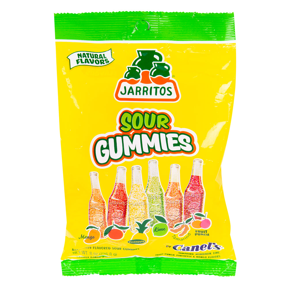 Jarritos Sour Gummies 8 oz Peg Bag