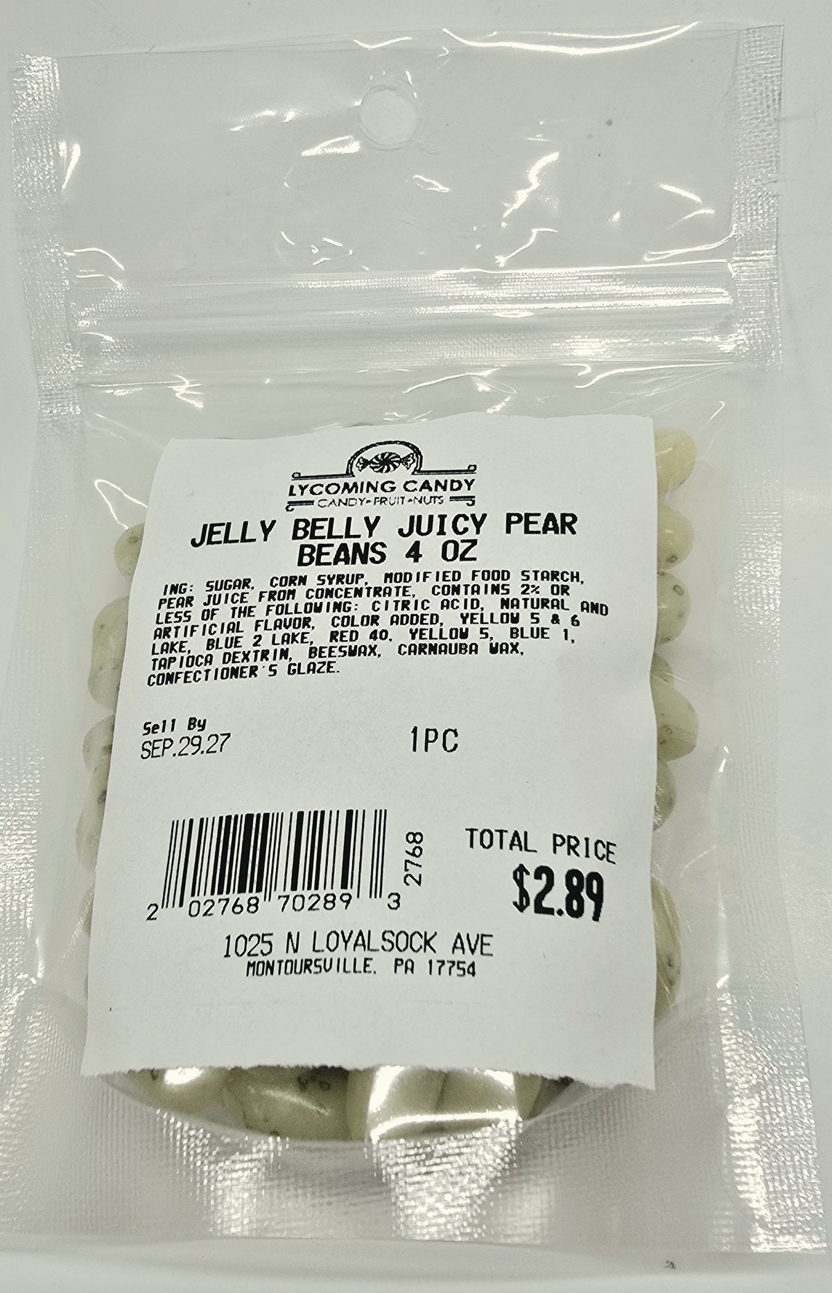 Jelly Belly Juicy Pear Jelly Beans