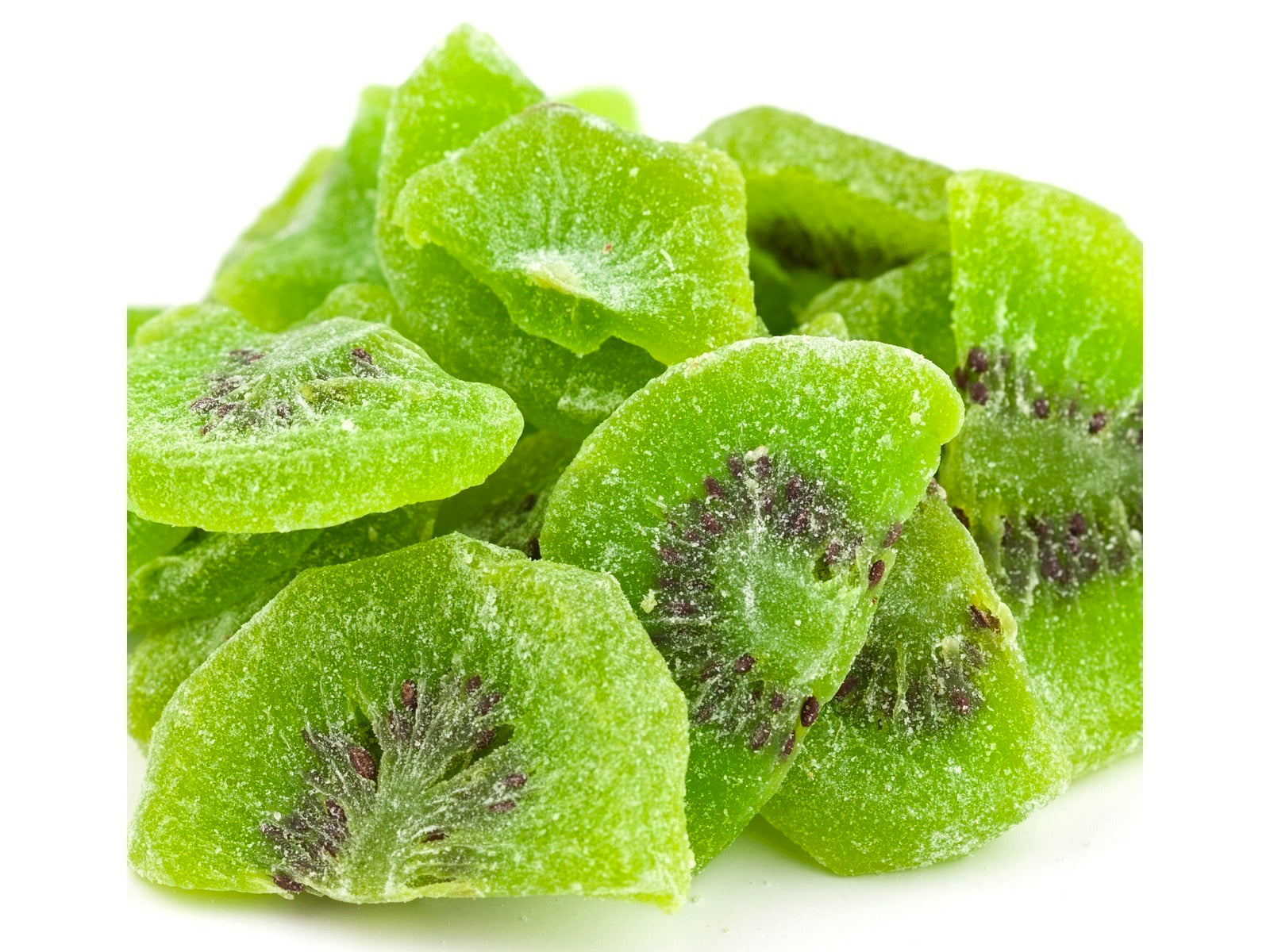 Kiwi Half Slices with Color Added