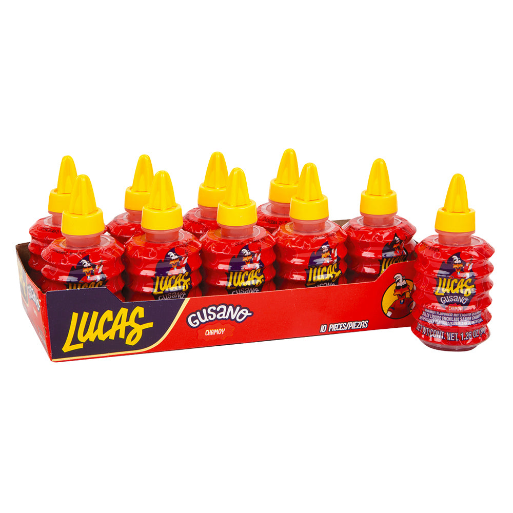Lucas Gusano Chamoy 1.27 oz Tube