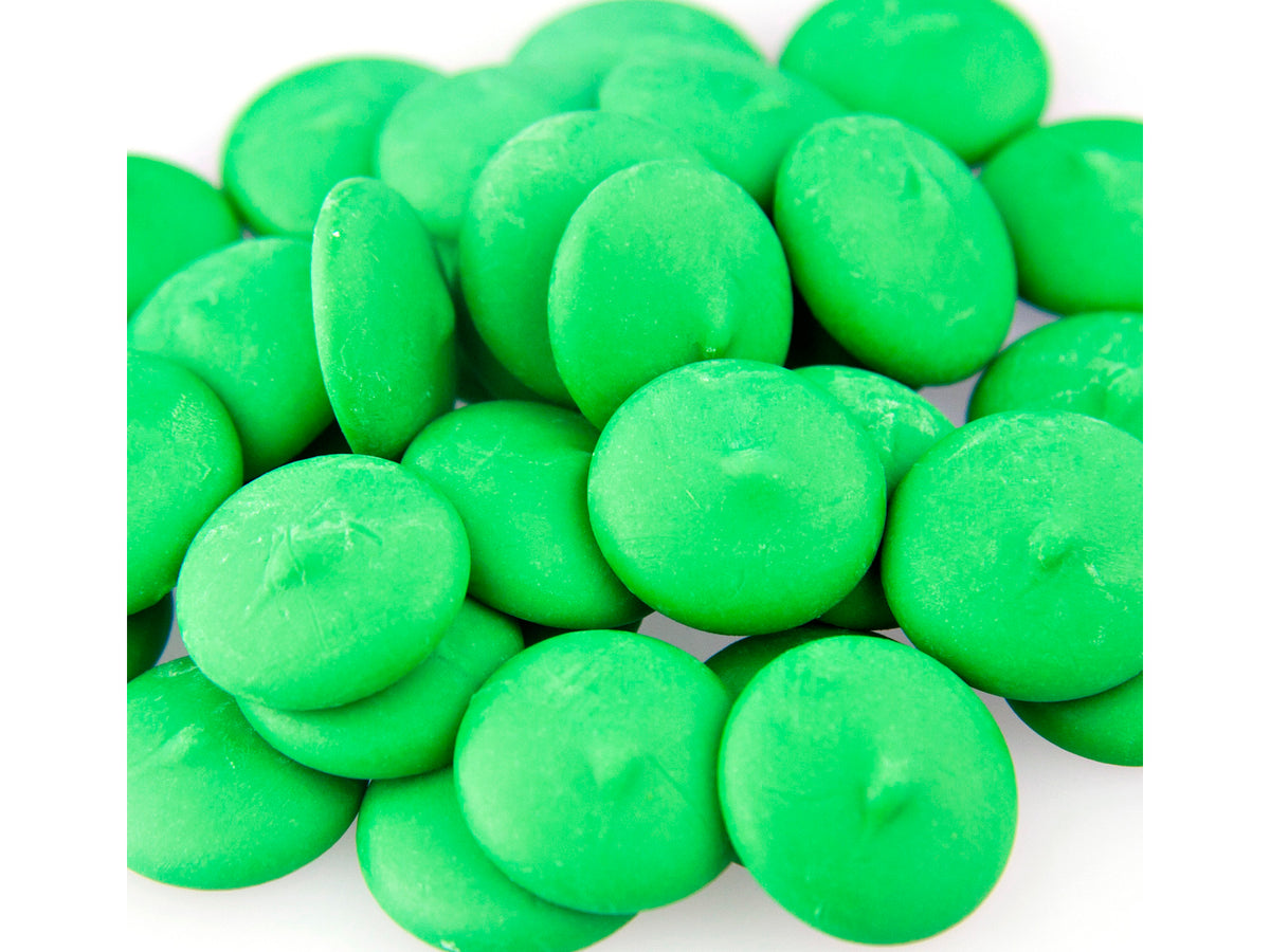 Merckens Dark Green Melting Chocolate Coating Wafers